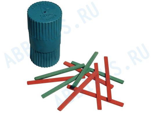 Счетные палочки (50 штук) двухцветные, из натурального дерева, в пластиковом тубусе, С 21 "BR-93876"