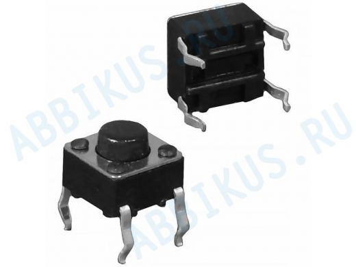 KAN0611-0431B  6x6x4.3 mm Тактовые кнопки