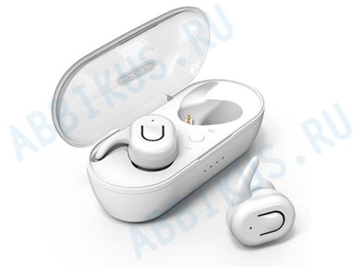 Bluetooth наушники с микрофоном (гарнитура)  EZRA TWS07 Белые