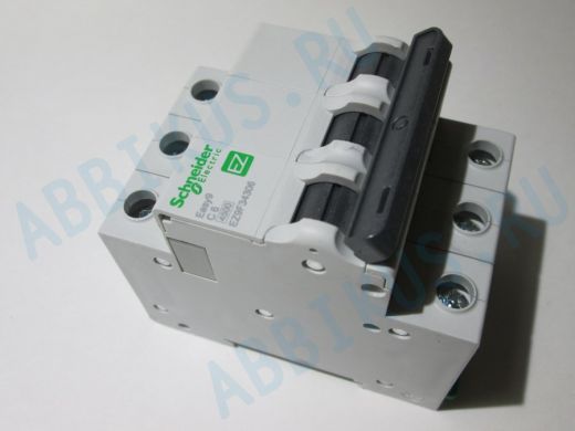 АВТ. ВЫКЛ. EASY 9 3П 6А С 4,5кА 400В =S= EZ9F34306 "SCHNEIDER ELECTRIC"