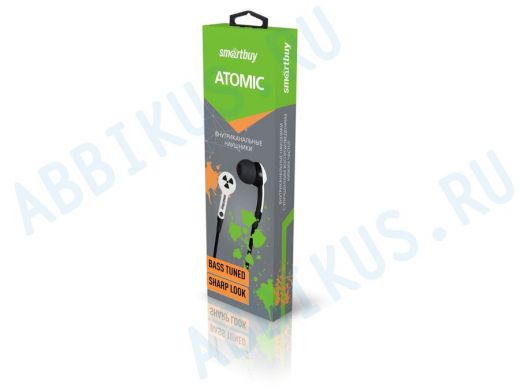 Наушники Smartbuy ATOMIC, белые (SBE-2900) / 50