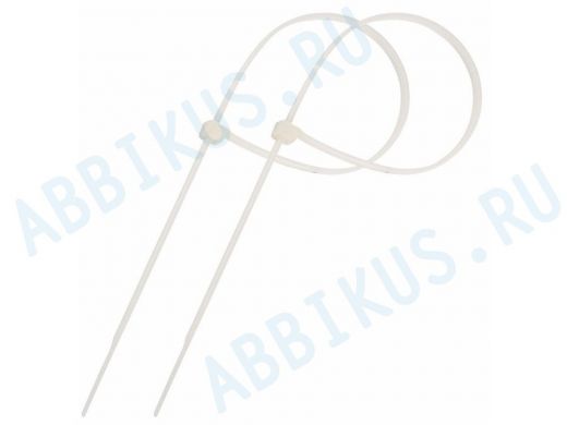 200х4,0мм кабельный хомут (стяжка нейлонoвая) nylon белая (100 шт) Proconnect