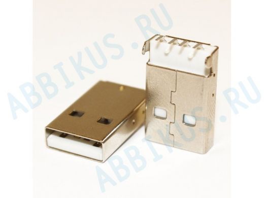 Разъём компьют: штекер USB-A на плату, тип 1