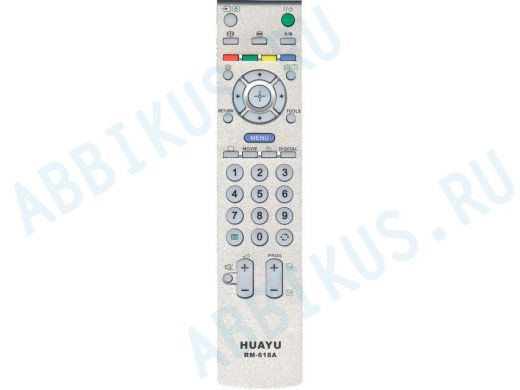 Телевиз. пульт HUAYU (for SONY) RM-618A