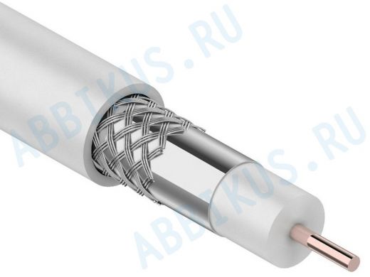 RG-6U PROCONNECT WHITE  кабель (48%), 75 Ом,  белый,  бухта 20м