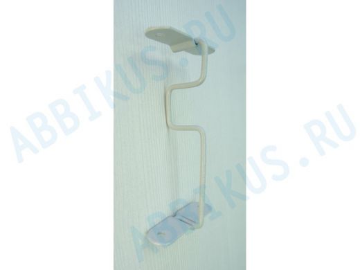 Держатель для подвесной полки с намотчиком провода сверху "LOFTOM-213522" 14,5х2,4см, цвет серый