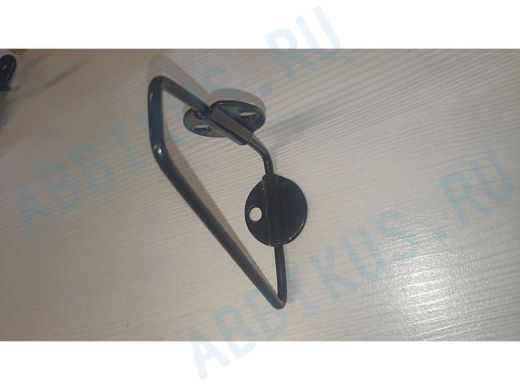 Кронштейн (К СТЕНЕ) для полки, высота 7,5см, вылет 9см, черный 