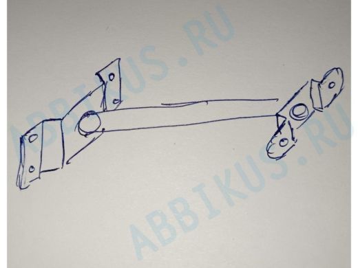 Кронштейн для прожектора к стене, диаметр 22мм, вылет 0,9 м 