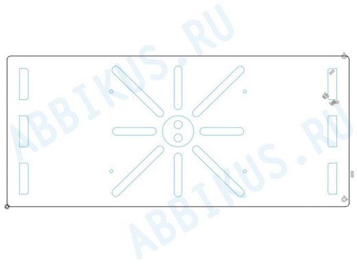 Кронштейн под коробку FOX для видеокамеры на столб, цвет серый 