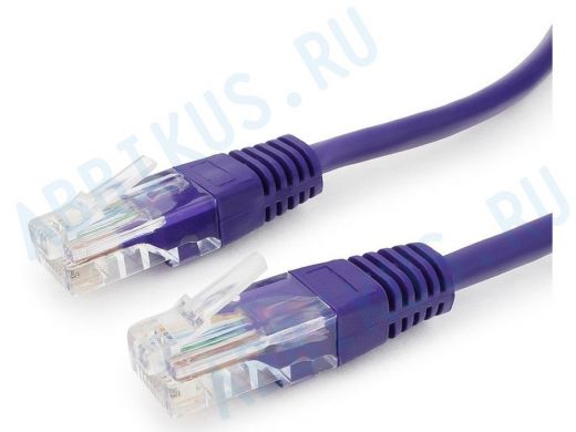 Патч-корд Cablexpert PP12-2M/V кат.5e, 2м, UTP литой, многожильный (фиолетовый) PP12-2M/V