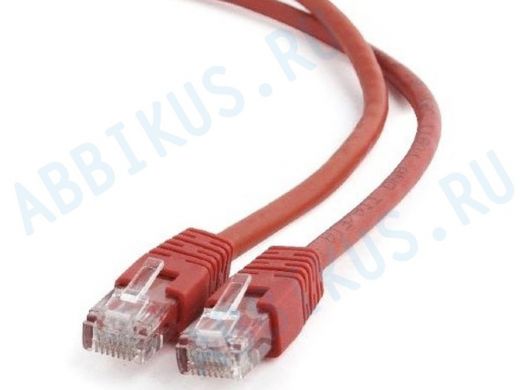 Патч-корд Cablexpert PP6U-0.5M/R кат.6, 0.5м, UTP литой, многожильный (красный) PP6U-0.5M/R