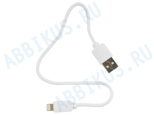 Шнур USB / Lightning (iPhone) Гарнизон GCC-USB2-AP2-0.3M-W AM/Lightning, 0.3м, белый,