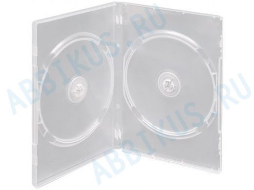 Футляр для DVD 2диска , прозрачный