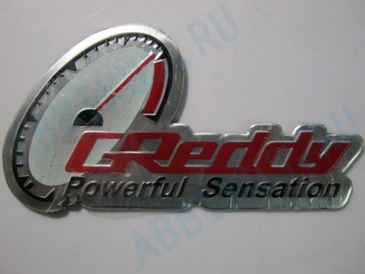 Наклейка GReddy Powerful Sensation 12x6 см на двухстороннем скотче №36