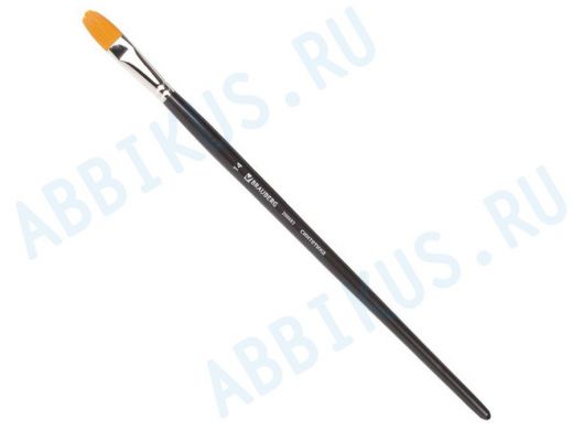 Кисть художественная проф. "BR-80155" ART CLASSIC, синтетика жесткая, овальная, № 14, длинная ручка