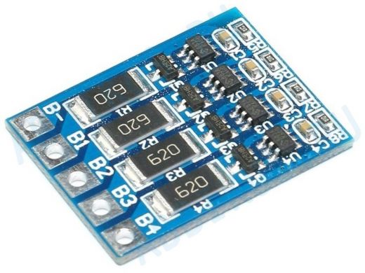 Плата балансировки для Li-ion батарей до 4-ячеек