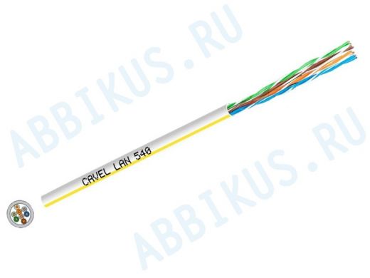 Кабель UTP витая пара  CAVEL LAN540  Кабель UTP 5е кат. 300м  UTP-300 MHz  ITALY