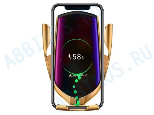 Автодержатель  TDS TS-CAA06 (R1) для смартфонов + беспроводное ЗУ