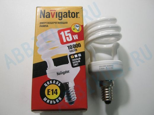 Лампа Navigator 94 043 NCL-SH10-15-827-E14