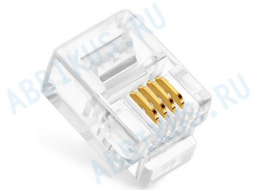 Телефонный джек 4-х контактный (RG11) 6P4C