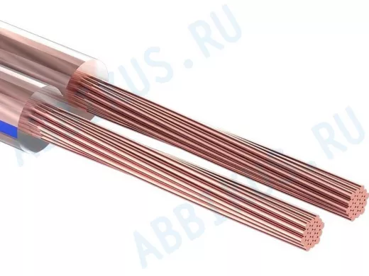 Кабель акустический прозрачный 2х2,0 мм.кв. Blue Line  100m  REXANT