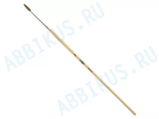 Кисть коза "BR-102458" (1 штука), круглая, №3, 280618.02.003