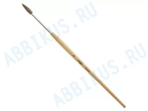 Кисть коза "BR-102459" (1 штука), круглая, №5, 280618.02.005