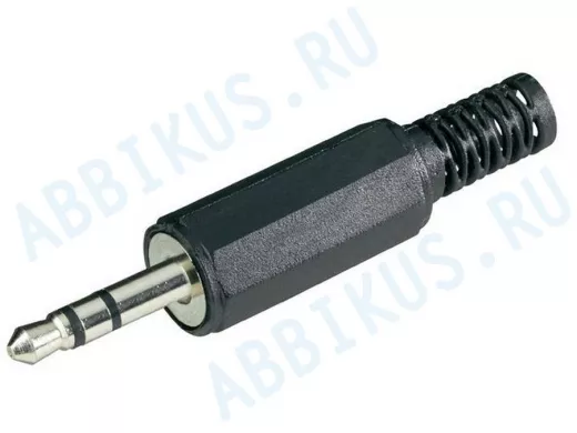 Штекер 2,5мм стерео (пластм.)