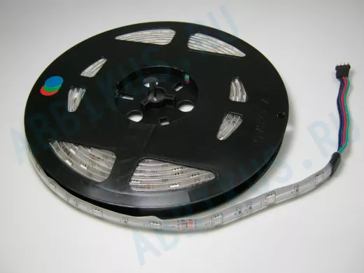 JazzWay Лента LED SMD 5050/30 RGB IP65 5м 12В 3А (0,6А/м) 36Вт ZC-F5050DFL30B-RGB (цена за 5м)