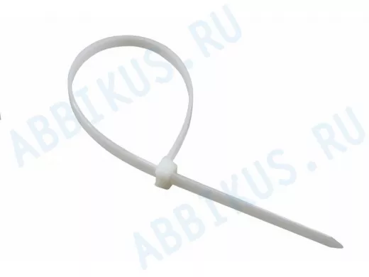 150x2,5мм кабельный хомут (стяжка нейлонoвая) nylon белая (100 шт) БЕЛАЯ REXANT (42гр.)