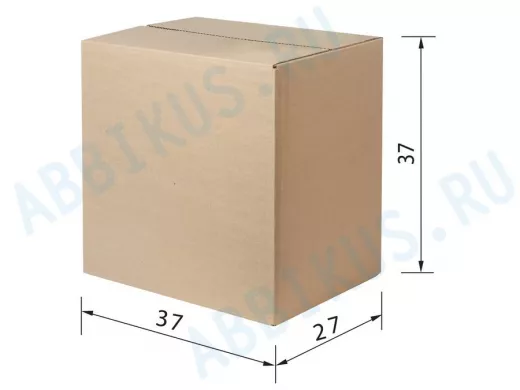 Гофроящик, длина 370 х ширина 270 х высота 370 мм, "KRB-109323 "Т22, профиль В,  ГОСТ