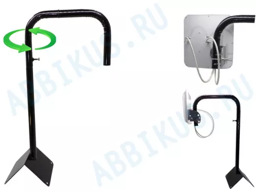 Кронштейн поворотный на конек для антенн, диаметр 32мм 