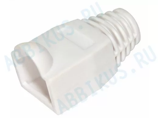 КОЛПАЧОК для штекера 8P8C 8-и контактного  (для комп.вит.пары) RJ-45 белый REXANT
