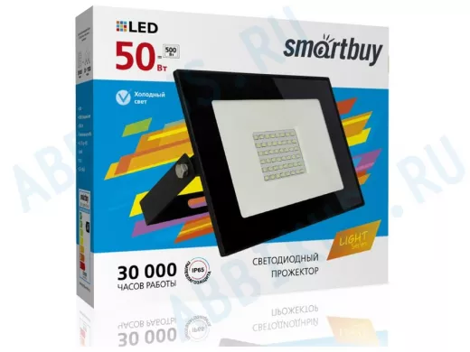 Прожектор светодиодный  50W, Smartbuy-50W/6500K/IP65 (SBL-FLLight-50-65K) FL SMD LIGHT