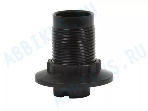 Патрон карболитовый с кольцом, Е14, черный (SBE-LHB-sr-E14)/500