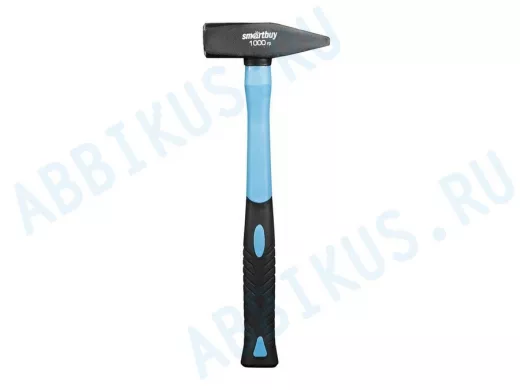 Молоток слесарный с прорезинен. фиберглассовой рукояткой, 1000 г