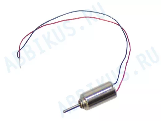 Двигатель 3,7V RC0408 (L/Dдвиг=8,8/4,1mm, L/Dвала=3,2/0,7mm, 60000об/м, 0,022А) для авиамоделей