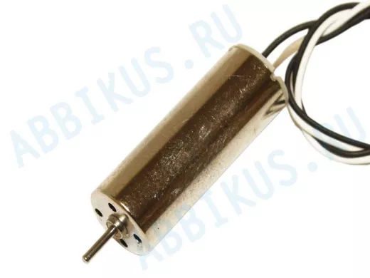 Двигатель 3,7V RC8523WB (L/Dдвиг=23/8,5mm, L/Dвала=8,5/1,0mm, 47500об/м, 0,08А, выв.ч/б.) для авиамо
