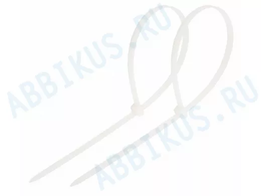 250х5мм кабельный хомут (стяжка нейлонoвая) nylon белая (100 шт) REXANT