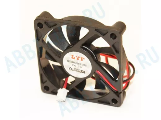 Вентилятор  +24В;   60х60х10мм;  0,17А  (72-5060)