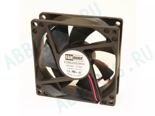 Вентилятор  +24В;   80х80х25мм;  0,15А "FD8025S24H"  (втулка, 3500об/мин)