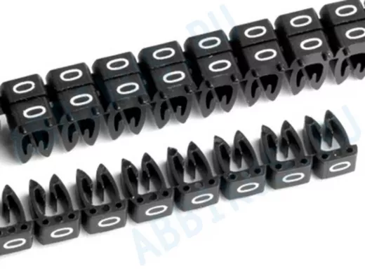 Маркировка кабеля  KE1 (0,751,5мм.кв.) "0" по 500шт (цена за 1шт),арт.517000