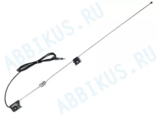 "FIX-105P" CHROM автомобильная  желобковая антенна для автомагнитолы, диапазон FM, УКВ, хром.пружина