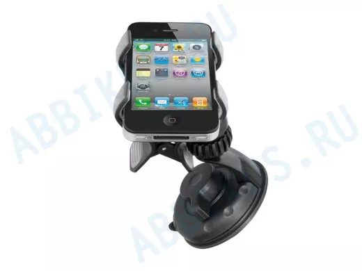 Автодержатель на присоске "ABI-KREP 124710" в блистере  "Двойная прищепка"