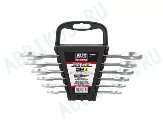 Набор ключей гаечных рожковых на держателе (8-19 мм) (6 предметов)