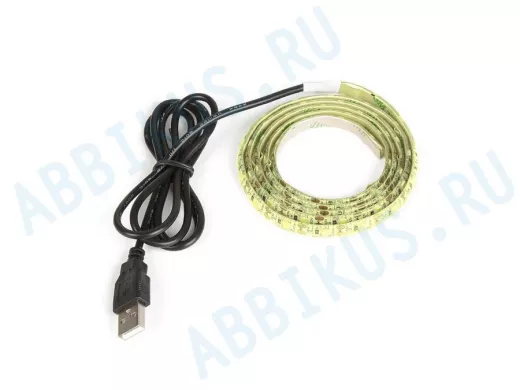 Огонек OG-LDL09 Желтая светодиодная лента 1м (USB)