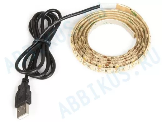 "ABBIKUS-126172" Теплый светодиодная лента 1м (USB)