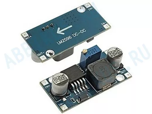 Модуль DC-DC понижающий вход 3,0-40V - вых. 1,3-35V, до 2А (на LM2596)  "BP-129325"