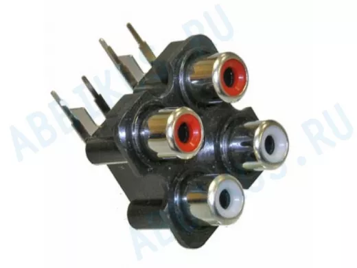 RCA-407 PCB jack RCA RUICHI РАЗЪЕМЫ