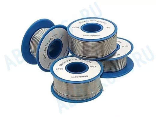 Припой (катушка) Sn60/Pb40 d1.5mm 100g